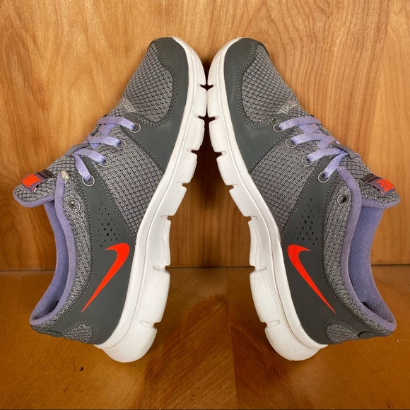 Nike Flex Experience RN Athletic Shoe Grey Purple TSS0928 - Picture 6 of 9